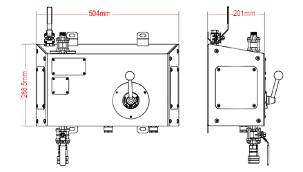 Satellite Dimensional Drawing