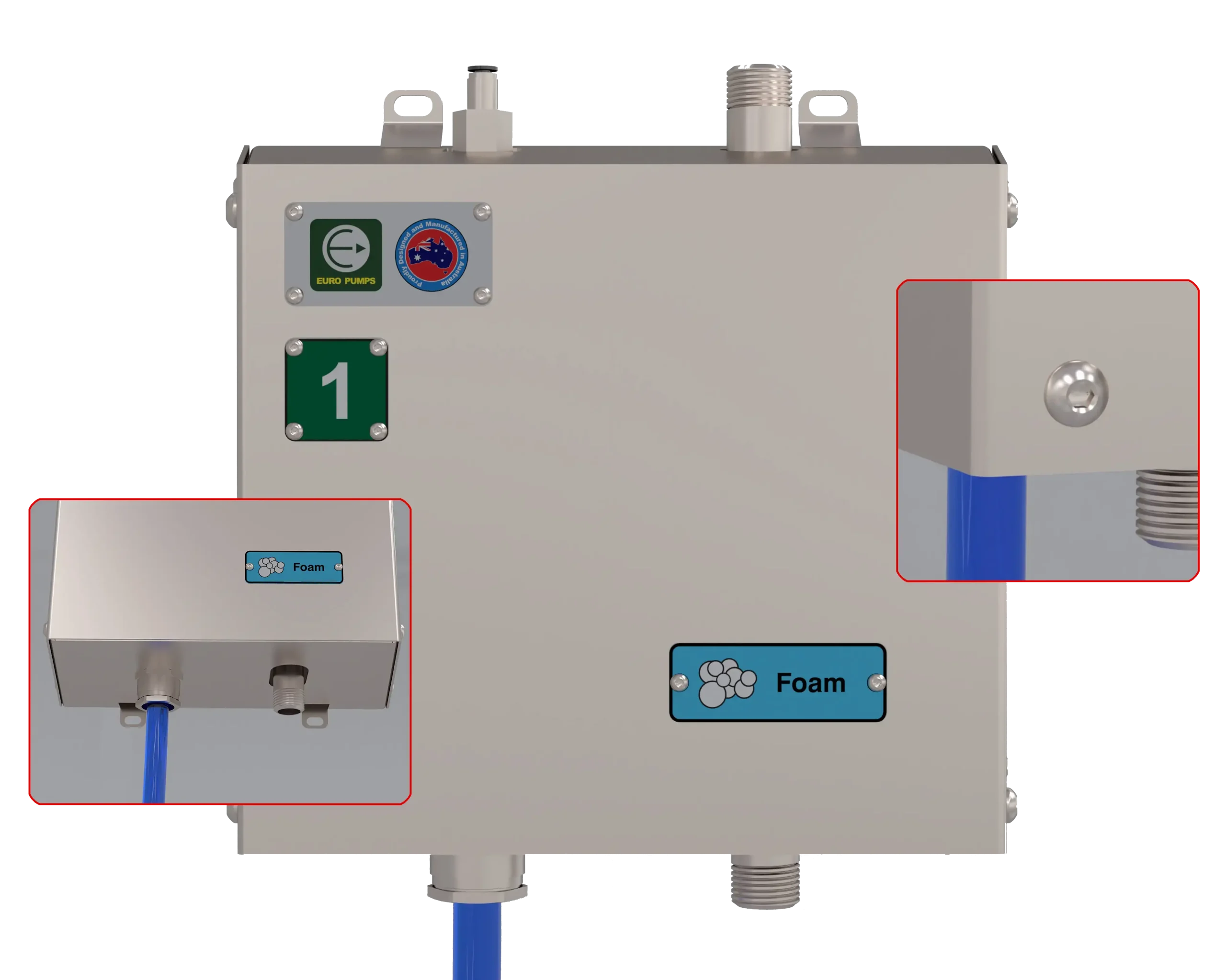 Tamper proof Foaming satellite