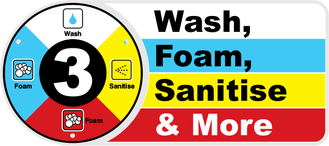 Wash Foam Sanitise & More
